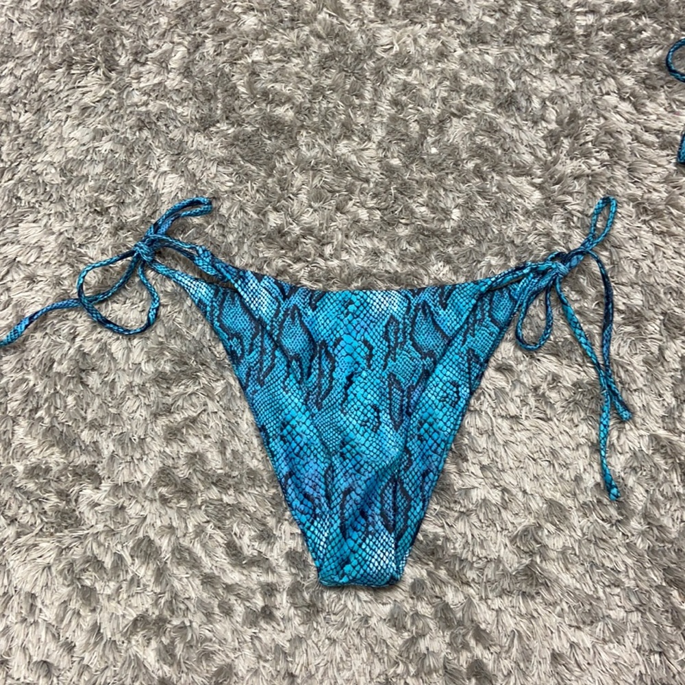 Snake Print Bikini Swim Suit